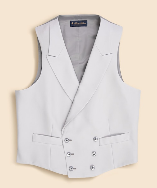 ウール　ミッドウェイト　シングル　フォーマルベスト