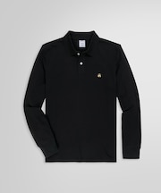 GF　スーピマコットン　ストレッチピケ　ロングスリーブポロシャツ　Slim Fit