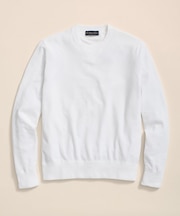 ブラッシュドコットン クルーネックセーター