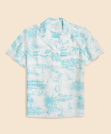 リネン トワルドジュイ ショートスリーブシャツ