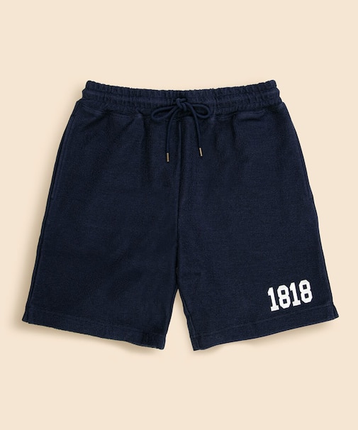 コットン　1818ロゴ　パイルショーツ