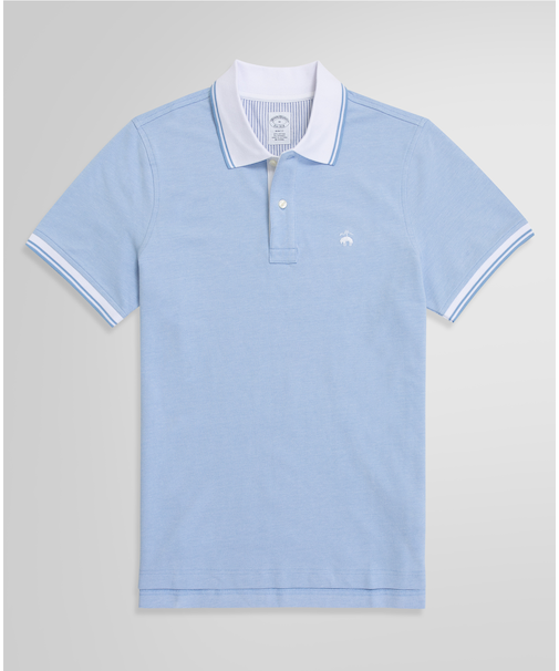 コットンストレッチピケ　GFロゴ　ポロシャツ　Slim Fit