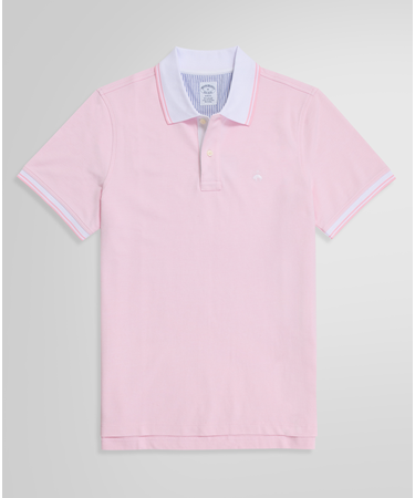 コットンストレッチピケ　GFロゴ　ポロシャツ　Slim Fit