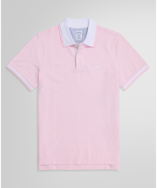 コットンストレッチピケ　GFロゴ　ポロシャツ　Slim Fit