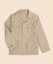 コットン/ポリエステル ファティーグ シャツジャケット