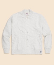 コットンフレンチテリー GFロゴラベル ベースボールジャケット