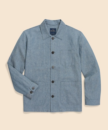 リネン/コットン ライトウェイト チョアジャケット