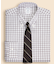 ストレッチピンポイントオックスフォード　チェック　ドレスシャツ　Regular Fit