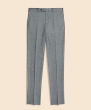 ウール／ポリエステル　モクロディ　ニット　プレーンフロント　トラウザーズ　Slim