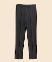 ウール／ポリエステル　モクロディ　ニット　プレーンフロント　トラウザーズ　Slim