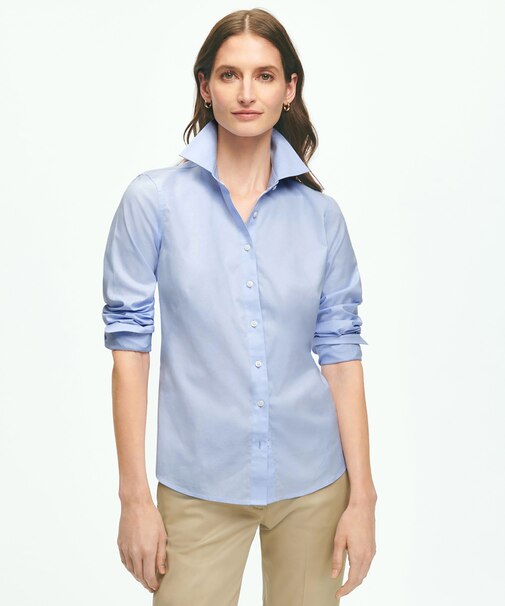 スーピマコットンストレッチ ドレスシャツ Fitted Fit