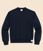 コットンフレンチテリー GFロゴラベル スウェットシャツ