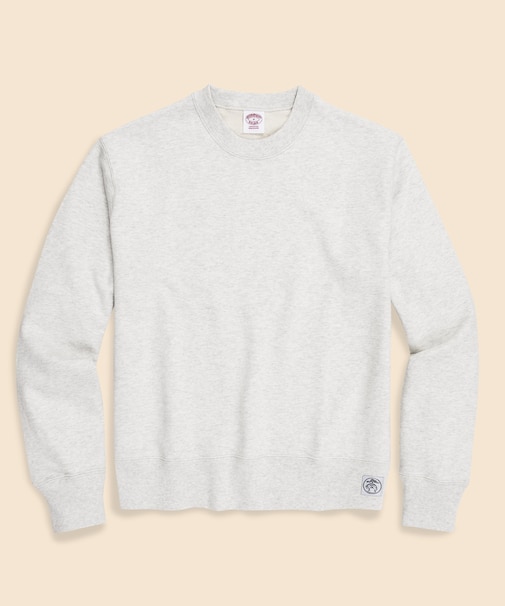 コットンフレンチテリー GFロゴラベル スウェットシャツ