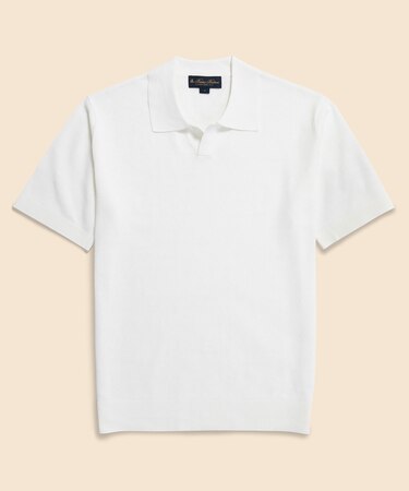 ギマコットン ジョニーカラー ポロセーター