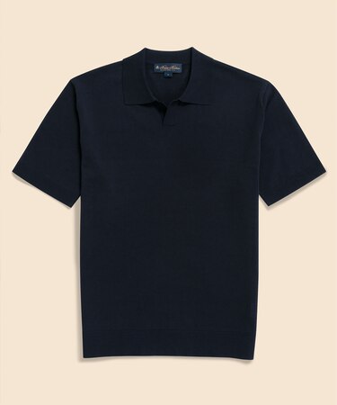 ギマコットン ジョニーカラー ポロセーター