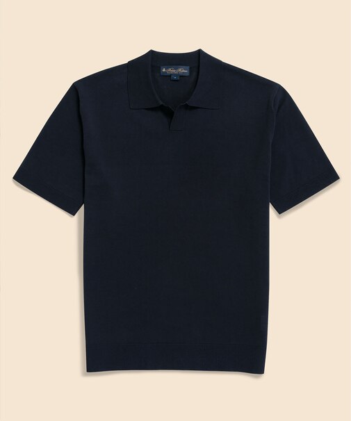 ギマコットン ジョニーカラー ポロセーター