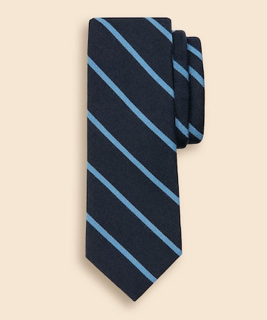 ウール／シルク　BB#3ストライプタイ