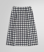 ポリエステル チェックプリント ソフトタックスカート