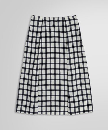 ポリエステル チェックプリント ソフトタックスカート