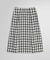 ポリエステル チェックプリント ソフトタックスカート