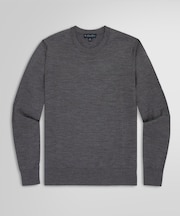 メリノウール クルーネックセーター