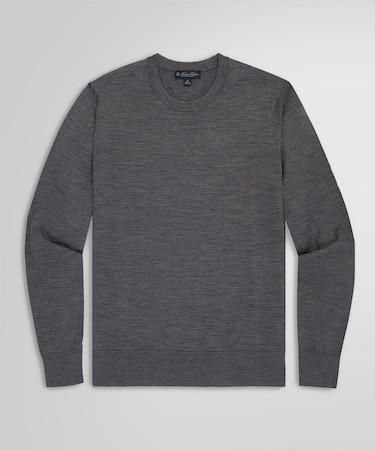 メリノウール クルーネックセーター