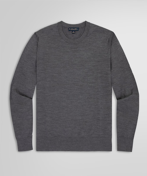メリノウール クルーネックセーター