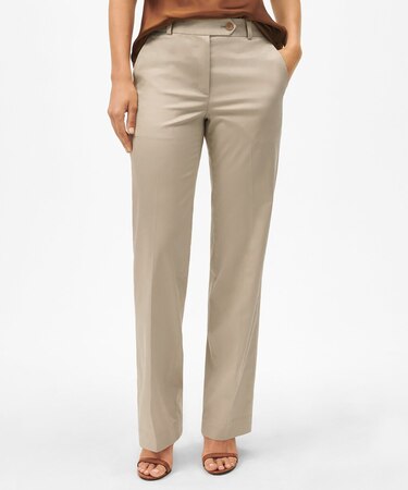 ストレッチコットン ワイドレッグ アドバンテージ チノパンツ