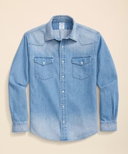 コットン デニム ウエスタン カジュアルシャツ Regular Fit