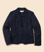 ウール　グレンチェック　シングル２ボタンジャケット