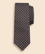 シルク　スモールペイズリー　ジャカードタイ