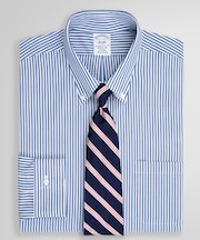 コットンストレッチ ブロードクロス キャンディストライプ ドレスシャツ Regular Fit