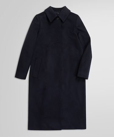 ウール バルカラーコート