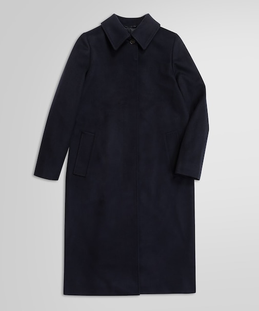 ウール バルカラーコート