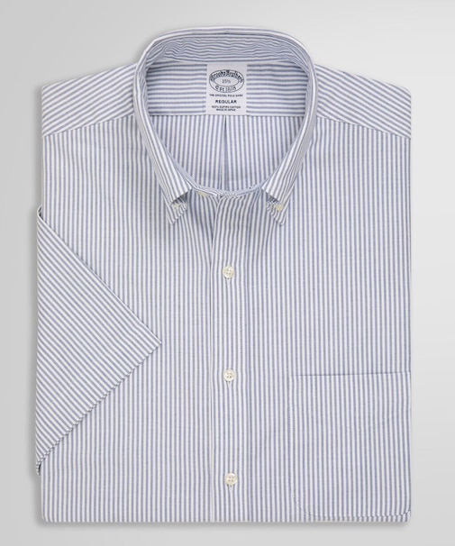 スーピマコットン オックスフォード ショートスリーブ ドレスシャツ Regular Fit