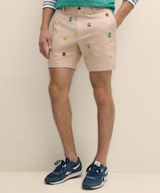 ストレッチコットン ライフジャケットエンブロイダリー 7inショーツ