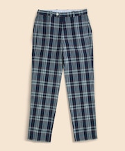 コットン　マドラス　プレーンフロントパンツ　Regular