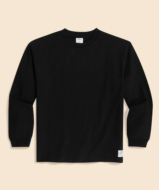 USAコットンジャージー　ヘビーウェイト　GFロゴラベル　ロングスリーブ　Tシャツ