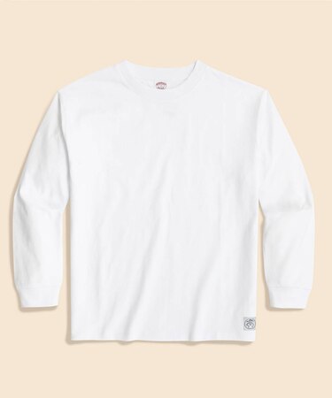 USAコットンジャージー ヘビーウェイト GFロゴラベル ロングスリーブ Tシャツ