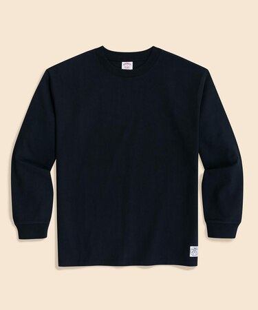 USAコットンジャージー ヘビーウェイト GFロゴラベル ロングスリーブ Tシャツ