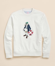 コットン マスコットヘンリー/スイム スウェットシャツ