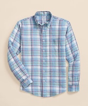 アイリッシュリネン　シーズナルパターン　カジュアルシャツ　Regular Fit