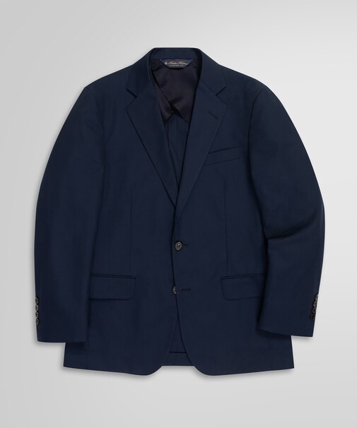 ポリエステル/コットン ポプリン シングル２釦 アンコンジャケット Classic