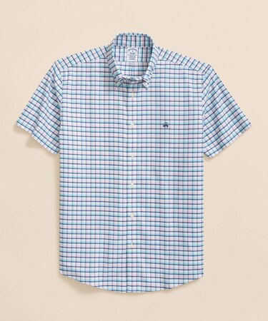 ストレッチオックスフォード GFロゴ ショートスリーブ カジュアルシャツ Regular Fit