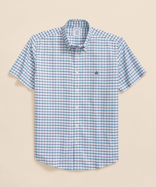 ストレッチオックスフォード GFロゴ ショートスリーブ カジュアルシャツ Regular Fit