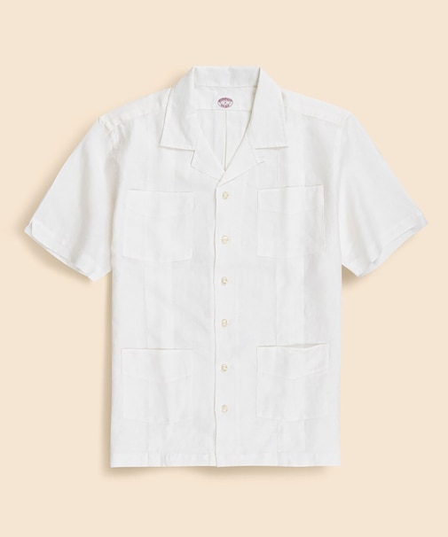 リネン キューバシャツ