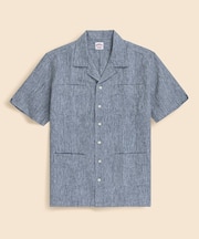 リネン　キューバシャツ