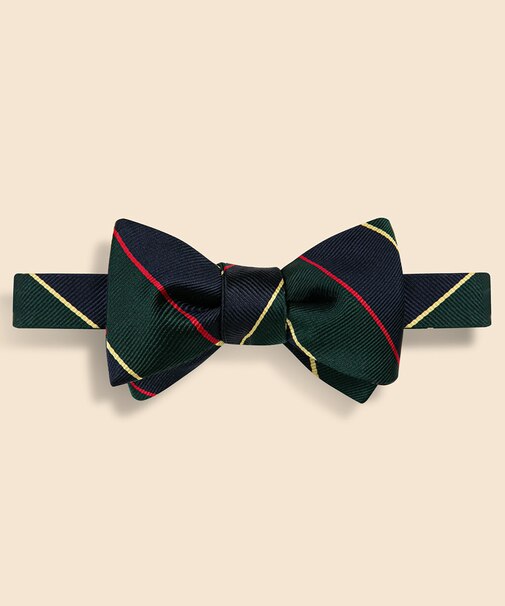 シルク　アーガイルサザーランド　レップボウタイ　Made in USA