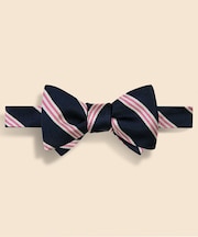 シルク　ミニBB#1ストライプ　レップボウタイ　Made in USA