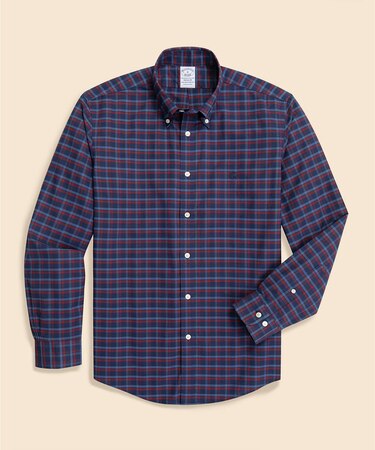 ストレッチオックスフォード GFロゴ シーズナルパターン カジュアルシャツ Regular Fit